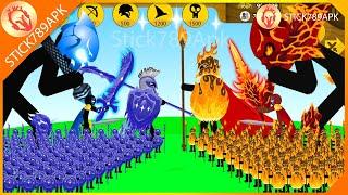 GIANT BOSS XIPHOS, SPEAROS HERO VS EMBERONS BOSS, FINAL BOSS | Stick War Legacy Mod | Stick789Apk