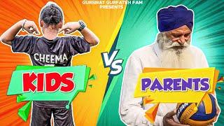 Parents V/S Kids | Volleyball Match | @gursiratgurfatehfam