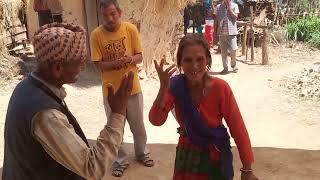 80 years old man dance in #paschim #nepal