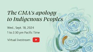 CMA Apology to Indigenous Peoples