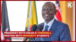 LIVE: President Ruto Holds a TownHall Meeting With University Students