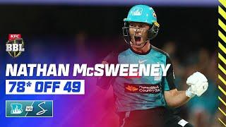 Determined McSweeney Bounces Back With Match-Winning 78 | #BBL14