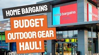 HOME BARGAINS HAUL! Budget wild camping and backpacking gear. Is it any good?