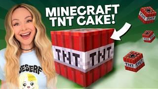 I Made the Most Accurate Minecraft Cake Ever (THAT SMOKES!)