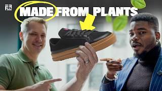 He Invented Clothes, Shoes & Wallets from just PLANTS!