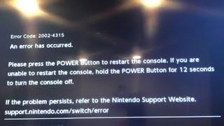 How To Fix Nintendo Switch Error Code 2002-4315?
