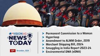 News Today | Daily Current Affairs | 11th  December, 2024