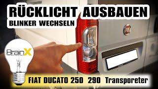 Fiat Ducato 250 Rückleuchte ausbauen Blinker wechseln