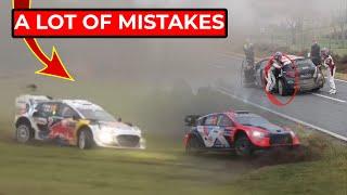  WRC Central European Rally 2024 | CRASHES & MISTAKES  Fourmaux OUT | Saturday Morning Highlights