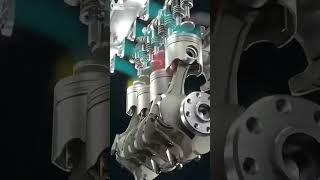 reciprocating IC engine in 3D! INTERNAL COMBUSTION ENGINE#automobile#engine#automotive @Er_Simmu1014