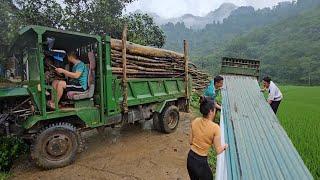 the driver and the girl The Ben driver carries his own cargo in the mountains.