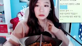 BJ하나 불닭비빔밥먹방korean eating showmukbang