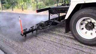 Riverside Asphalt applying Tip Top Tack Cote from Tack Distributor Truck