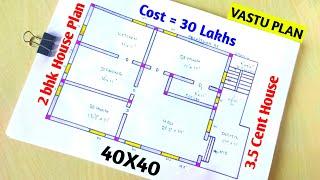 1500sqft - West facing house plan in tamil, 2 BHK-1500 sqft house plan ,low budget house design 30 L