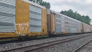 CN 438 stopping at the Chatham CN yard. Jun 19, 2024