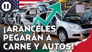 Aranceles de Trump a México incrementarán el precio de estos productos