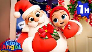 Santa Time Singalong | Little Angel | Melody Time: Moonbug Kids Songs