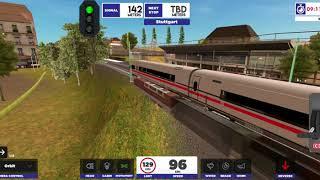 #22 Euro Train Simulator 2 Android Gameplay Paris to Stuttgart #ice3 #paris #stuttgart