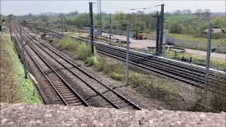 60007 Sir Nigel Gresley at Wrinehill 18 April 2023