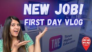 First day at my new job in London - Vlog - A day in my life