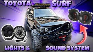 Toyota Surf Lifted Beast Lights & Sound System Installed