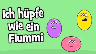   Kinderlied Kinderdisco | Ich hüpfe wie ein Flummi - Mitmachsong - Hurra Kinderlieder