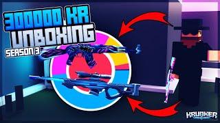 300,000 KR Season 3 Krunker Unboxing! (NEW SKINS!)