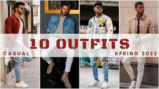 10 Latest Spring Outfit Ideas For Men 2022 | Men's Fashion | Spring 2022