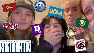 COLLEGE DECISION REACTIONS 2024 - Film Schools (USC, NYU, LMU, UCLA, and more)