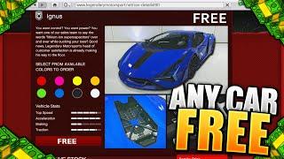 FREE CARS in GTA 5 ONLINE! No Requirements - EASY & FAST GLITCH (GTA V ONLINE Tips and Tricks)