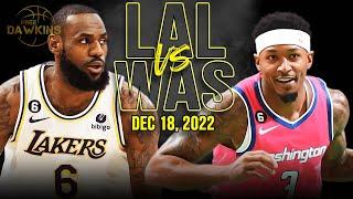 Los Angeles Lakers vs Washington Wizards Full Game Highlights | December 18, 2022 | FreeDawkins