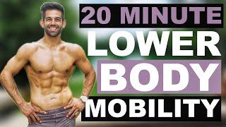 20 Minute Beginner Lower Body Mobility Workout // Hip Strengthening & Stretching Exercises