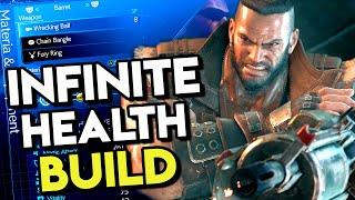 Barret BEST Build Infinite Health! | Final Fantasy 7 Remake