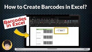 How to Create Barcodes in Excel?