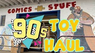 90s Action Figure Haul | Comics N Stuff Toy Hunt in San Diego toy hunting