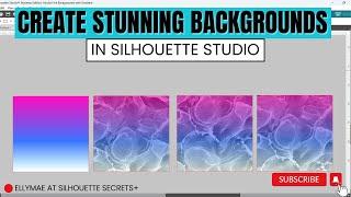 How to Create Custom Background Patterns in Silhouette Studio | Easy Step-by-Step Tutorial