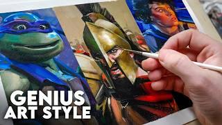 The Genius Painting Method of Illustration Masters (Crazy Fast!)