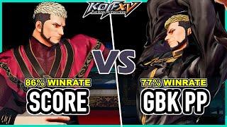 KOF XV  Score (Billy/Goenitz/Andy) vs GBK PP (Antonov/Goenitz/Haohmaru)