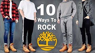 10 Ways To ROCK Timberland Boots | Men's Outfit Ideas