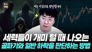 세력의 골파기를 간파하는 방법