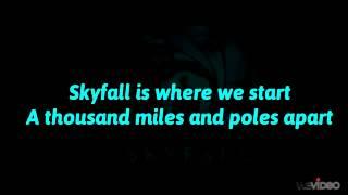 Adele - Skyfall (Lyrics Full)