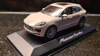 minichamps 1/43 porsche macan turbo 2019 diecast model car