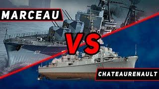 ЭСМИНЕЦ MARCEAU VS CHATEAURENAULT! VKPLAY TWITCH BOOSTY YOUTUBE МИР КОРАБЛЕЙ | WORLD OF WARSHIPS!