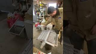 Stripping And repainting some floor grate. #HandsomeOrHandy #Handyman #HomeMaintenance.