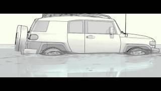 Toyota FJ Cruiser - Water Crossing