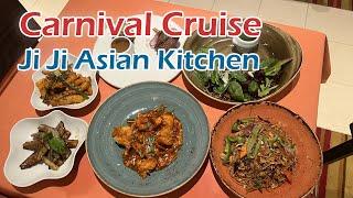 Carnival Cruise Ji Ji Asian Specialty Restaurant Food & Review (4K)