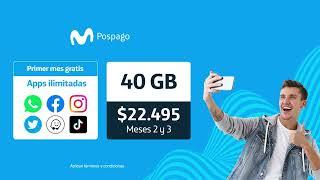 Plan Pospago Movistar con 40GB + Descuento exclusivo