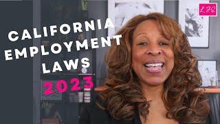 California Employment Laws for 2023