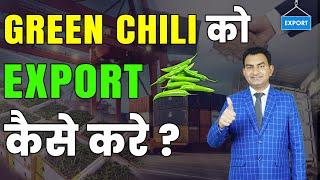 How to Export Green Chili step by step Process Explain by Paresh Solanki, Import Export Business.