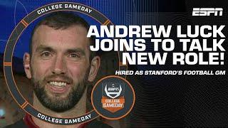 'We have a vision' - Andrew Luck talks about his new role as Stanford football GM | College GameDay